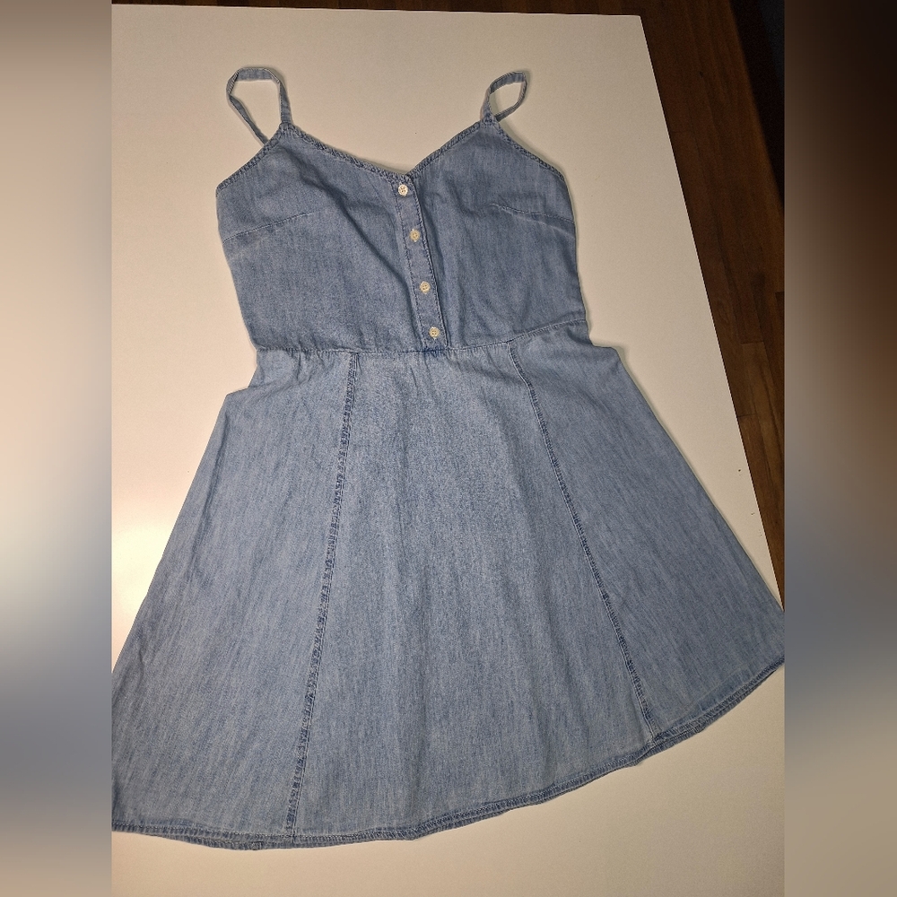 GAP Light Blue Denim Dress